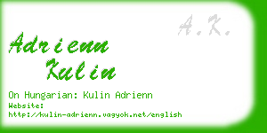 adrienn kulin business card